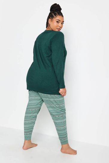 Long sleeve cuffed pyjamas outlet
