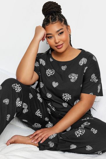 Black wide on sale leg pyjamas