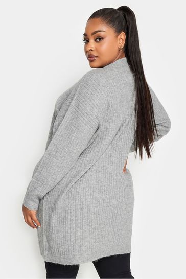 Grey edge discount to edge cardigan