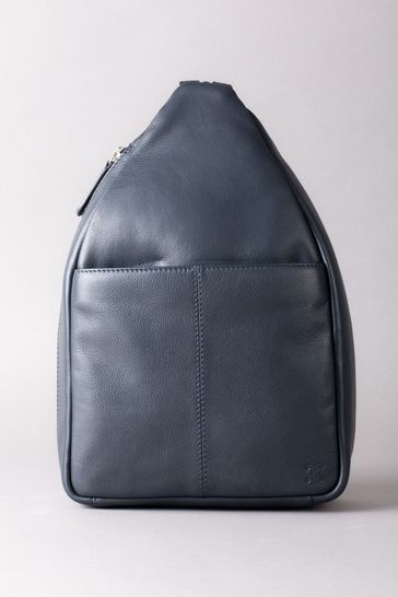 Buy Lakeland Leather Blue Langdale Leather Backpack from Next