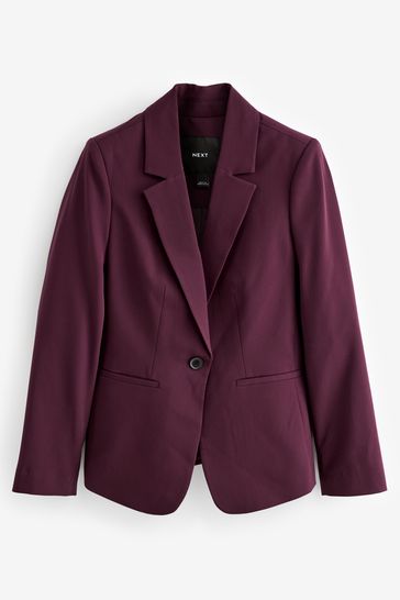 Maroon blazer women best sale