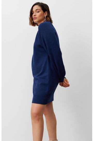 Navy blue sales jumper dress