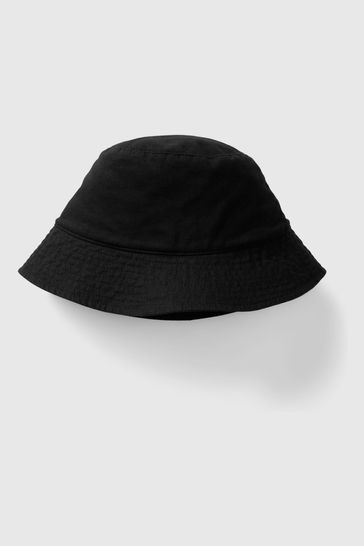 Gap Black Linen Blend Bucket Hat