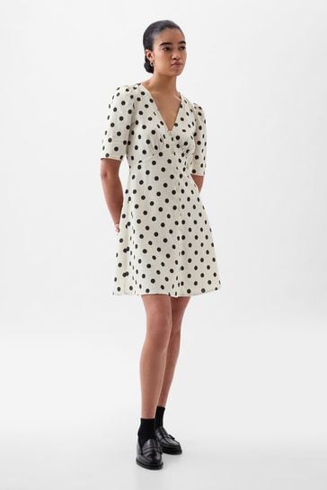 Gap polka dot dress deals