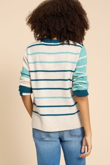 White stuff cheap green jumper