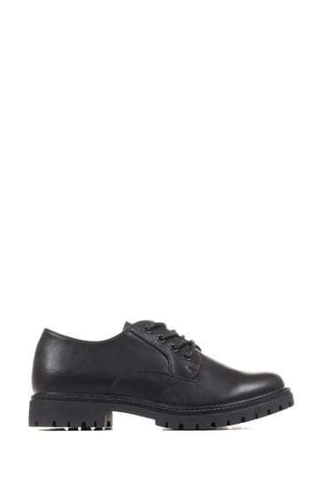 Buy Pavers Dark Black Pavers Lightweight Lace Up Black Shoes from Next Bahrain