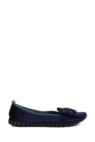 Navy blue ballet flats australia discount