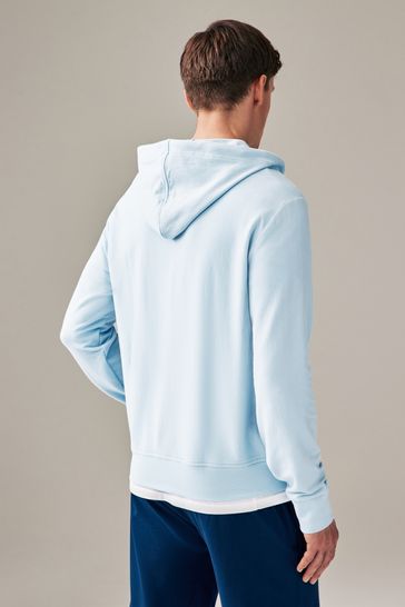 Light blue polo hoodie 2025