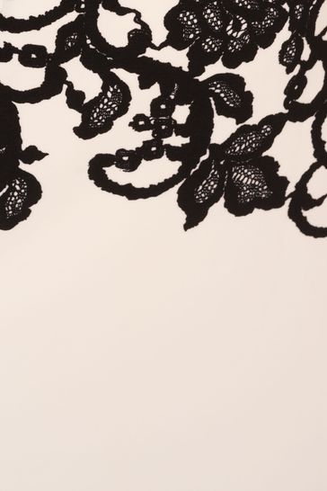 Buy Adrianna Papell Scroll Lace Short White Dress from Next Singapore