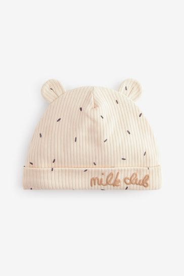 Cream baby hat hot sale