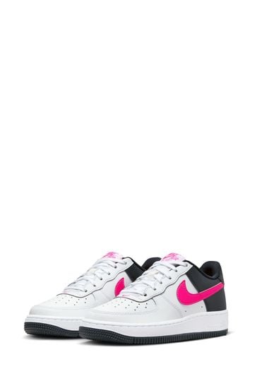 Pink black and white air force 1 hot sale