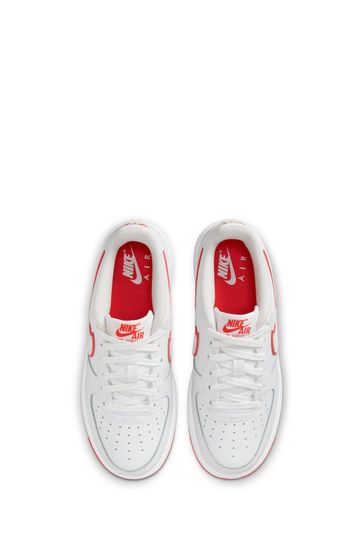 Nike air force 1 white clearance youth 5