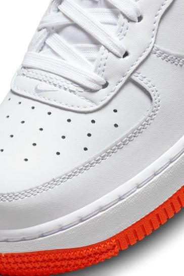 Buy Nike White Red Air Force 1 Youth Trainers from Next Ireland