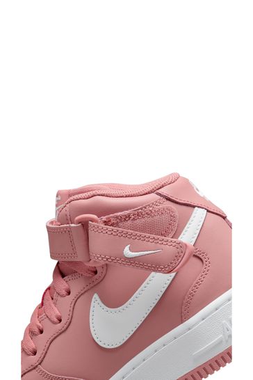 Pink air force ones mid outlet