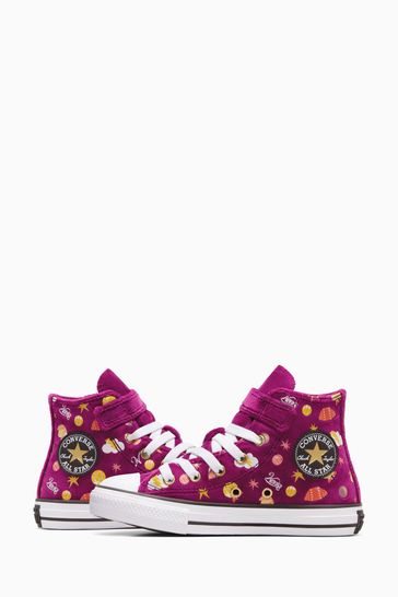 Purple boys converse deals