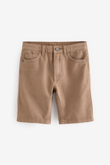 Brown Denim Shorts (12mths-16yrs)