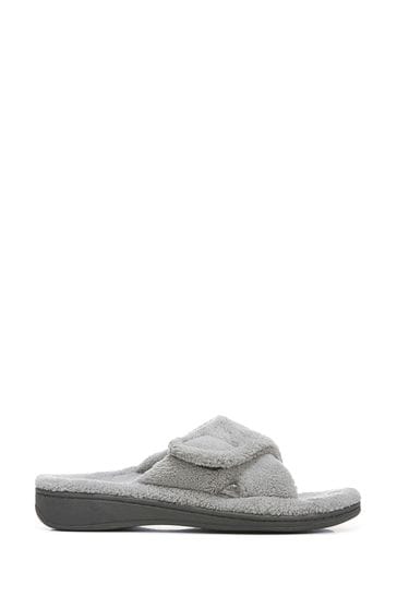 Vionic Grey Relax Slider Slippers