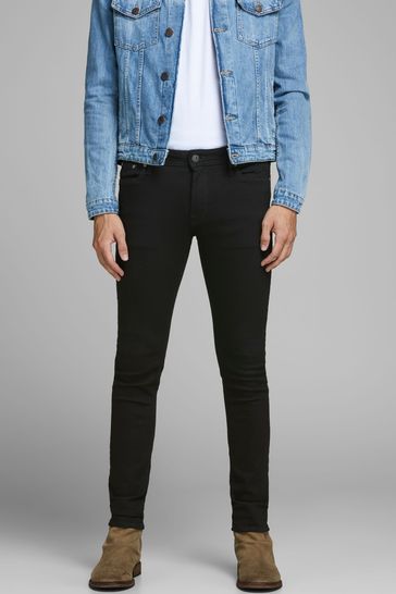 Jack jones black skinny outlet jeans