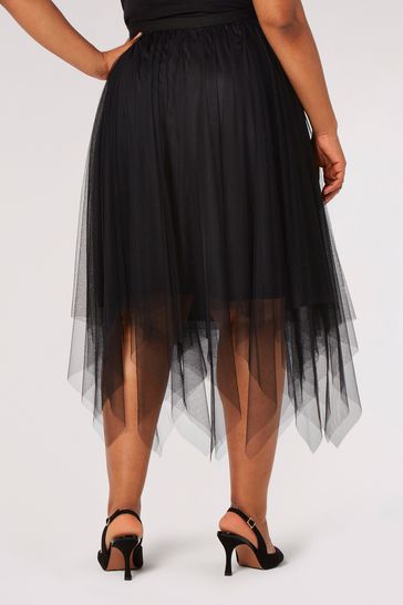 Black tulle skirt best sale apricot