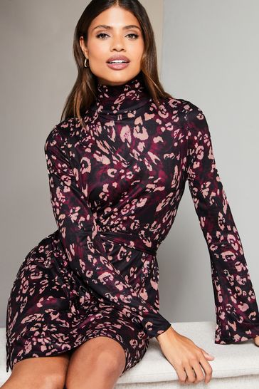 Lipsy red store floral dress