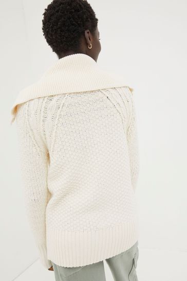 Buy FatFace Collared Cardigan from Next Luxembourg