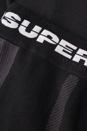 Buy Superdry Black Seamless Base Layer Leggings from Next USA