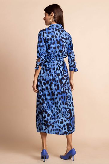 Leopard print shirt dress next discount
