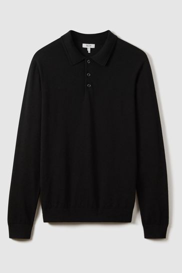Merino wool mens online polo shirts