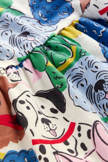 Buy Boden Pink Dog Printed Sweatshirt Dress from Next Belgium