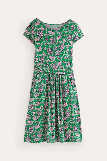 Boden green sales floral dress