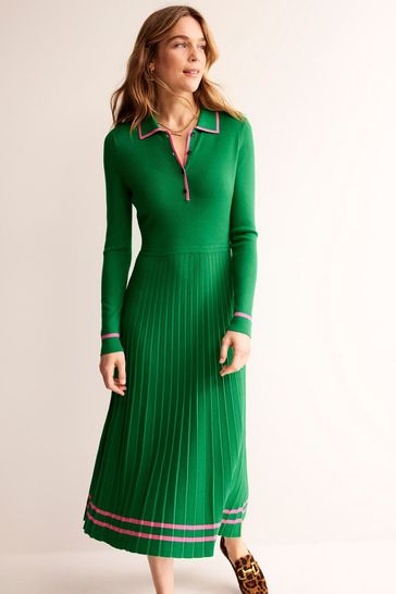 Boden lara clearance pleat dress