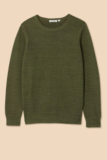 White stuff on sale green jumper