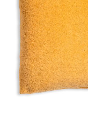 BHS Ochre Yellow Microfleece 45x45cm Cushion