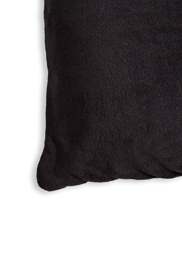 BHS Black Microfleece 45x45cm Cushion