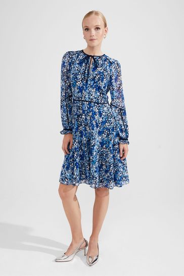 Buy Hobbs Blue Sasha Dress from Next Germany