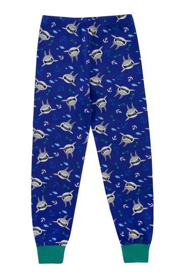 Buy Harry Bear Blue Shark Pyjamas Snuggle Fit from Next Kuwait