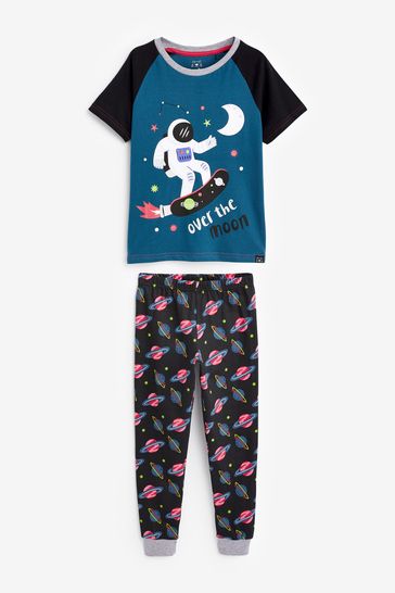 Harry Bear Black Over The Moon Pyjamas