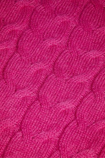 Buy Ted Baker Veolaa Pink Cable Knit Sweater from Next Poland