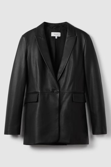 Reiss black blazer top