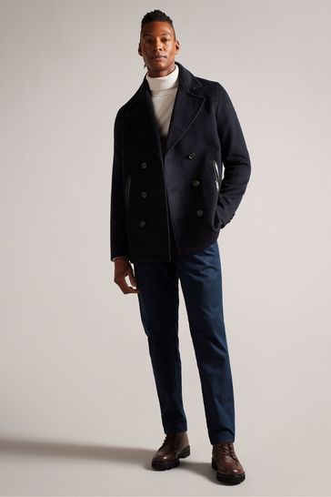 Turtleneck peacoat store