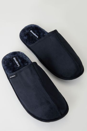 Fur lined mule discount slippers