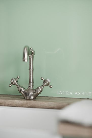 Laura Ashley Eau de Nil Glass Kitchen Splashback 60x75cm