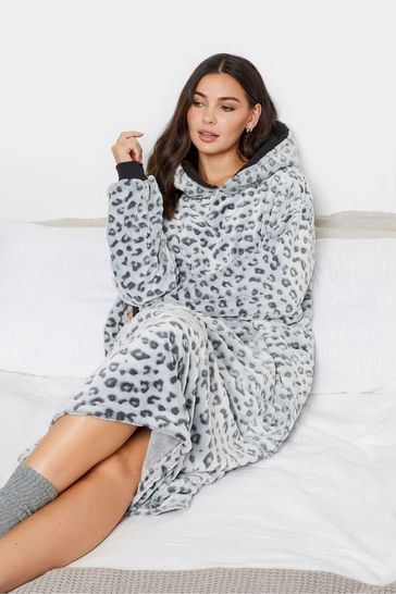 Buy Long Tall Sally Grey Snuggle Hoodie from Next Bahrain