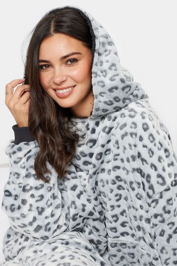 Buy Long Tall Sally Grey Snuggle Hoodie from Next Bahrain