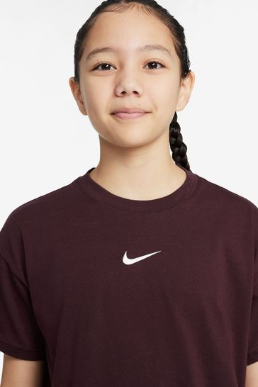 Nike burgundy shirt online