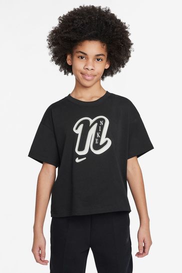 Buy Nike Varsity Logo Boxy T Shirt from Next Turkey