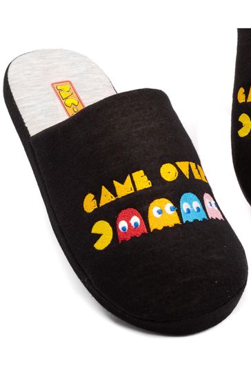 Vanilla Underground Black Pacman Slippers