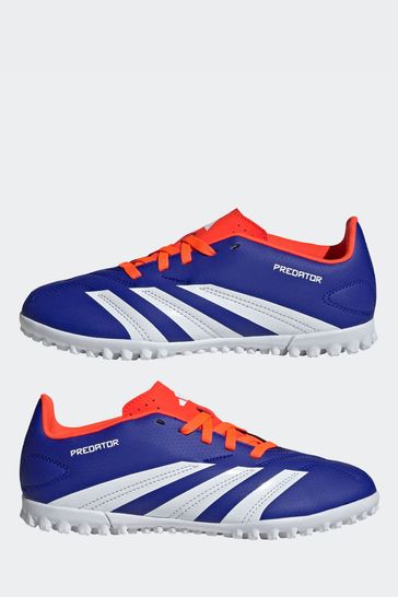 Buy adidas Blue White Kids Predator Club Turf Boots from Next Bahrain