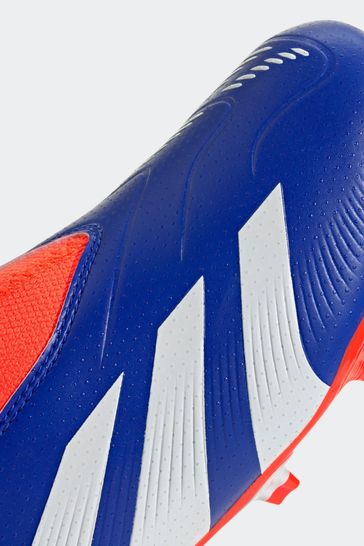 Buy adidas Blue White Predator League Laceless Firm Ground Boots Kids from Next Bahrain