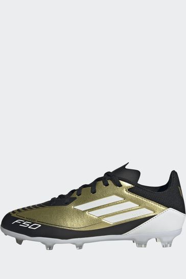 Kids gold adidas football boots new arrivals